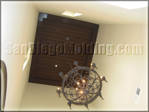faux wood beams